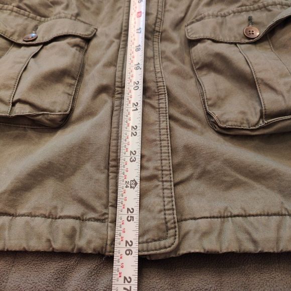 Gap Kids Winter Coat Jacket with fixed hoodie Youth sized XXL Green in color. - Picture 11 of 16